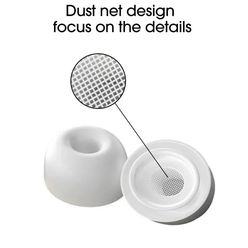 Puntas de silicona suave para Airpods Pro 1/2 Gen Fundas protectoras para auriculares Orificio de reducción de ruido Almohadillas para Apple Air Pods Pro