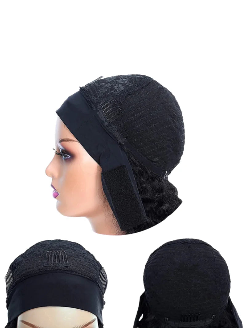 Curly Pixie Headband Wig