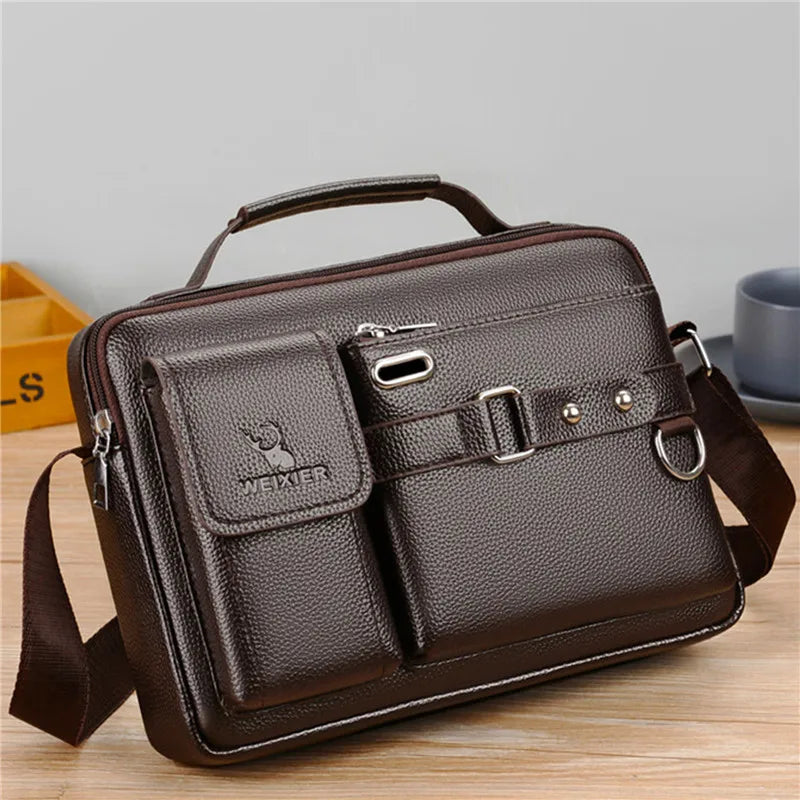 Bolsos Cruzados para Hombre Bolsos de Hombro Impermeables Multifunción Viaje Trabajo Negocios