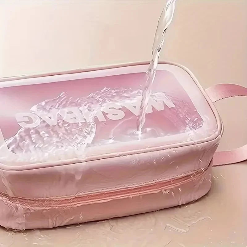7-piece beauty set, makeup tools, 1 powder puff, 2 cleansing brushes, 3 hair bands, 1 makeup bag.