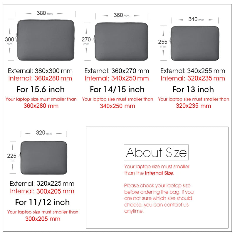 Funda para portátil para Xiaomi Lenovo Dell, funda para ordenador portátil para Macbook Air Pro Retina de 13, 14, 15, 15,6 pulgadas
