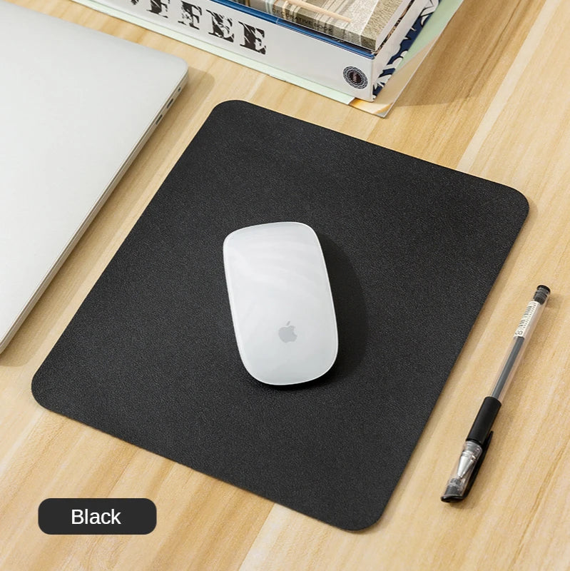 Small PU mouse pad Non-Slip Gaming Desktop Leather Mouse Pad Waterproof Anti-Scratch Easy To Clean Mat For PC Laptop Desktop