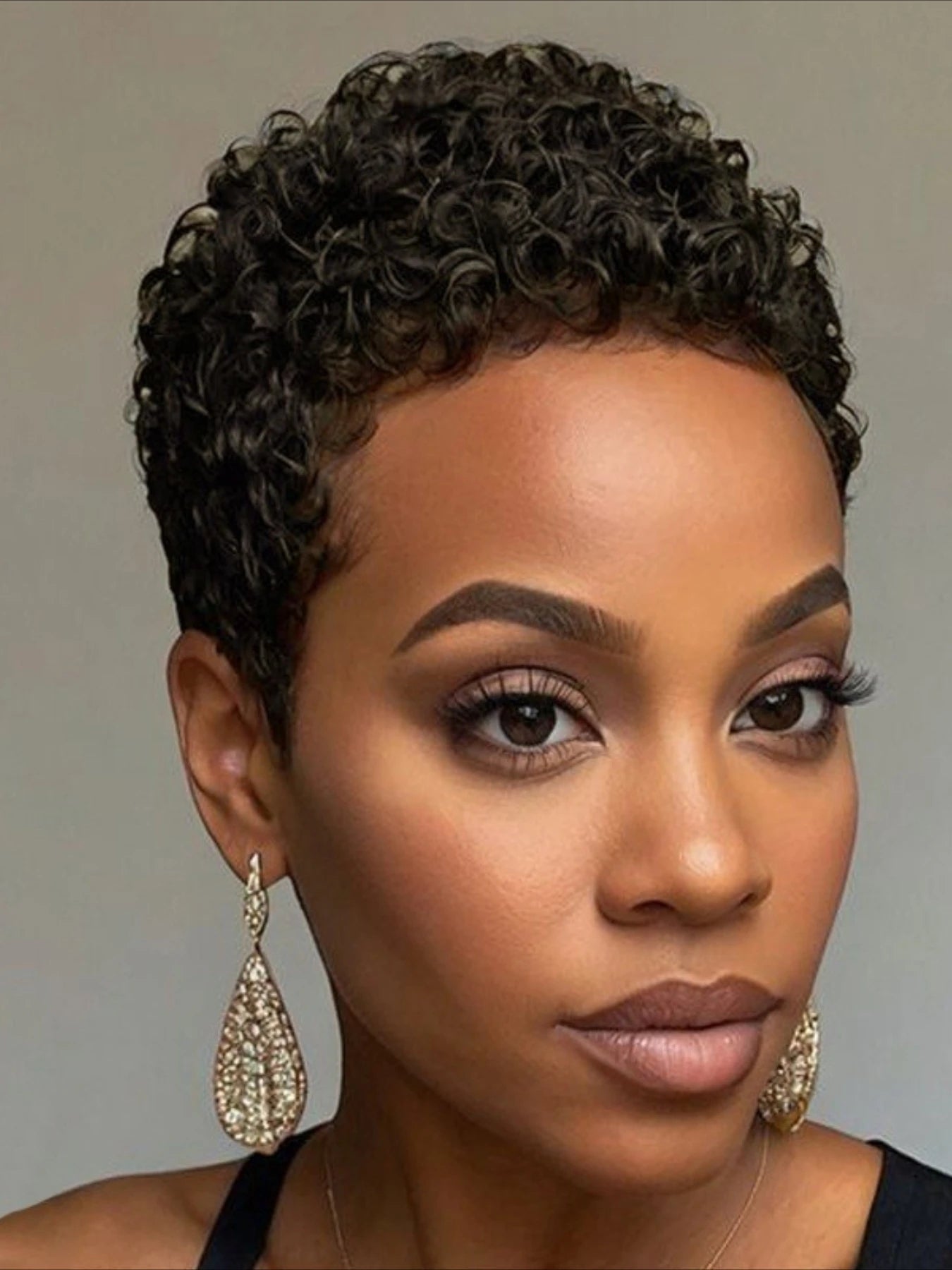 Short Afro Pixie Wig