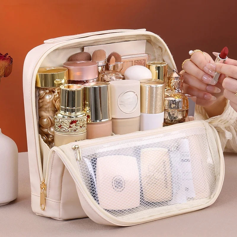 Magnetic Standing Makeup Bag