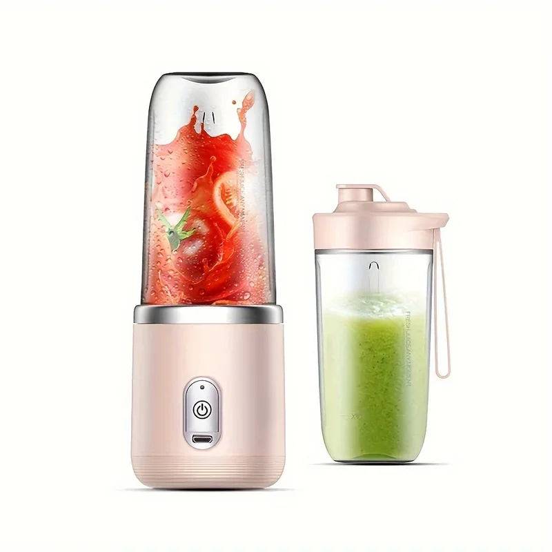 6-bladers 400 ml bærbar blender elektrisk juicer kopp for reise bærbar juicer mikser usb fersk fruktjuice blender smoothie