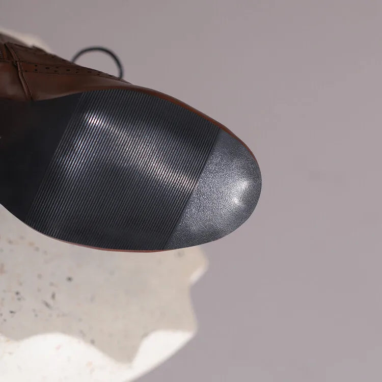 Botines de Moda Nuevos para Mujer Botines Cortos de Cuero de Alta Calidad para Mujer Zapatos Ligeros de Tacón Alto para Mujer Botas de Mujer