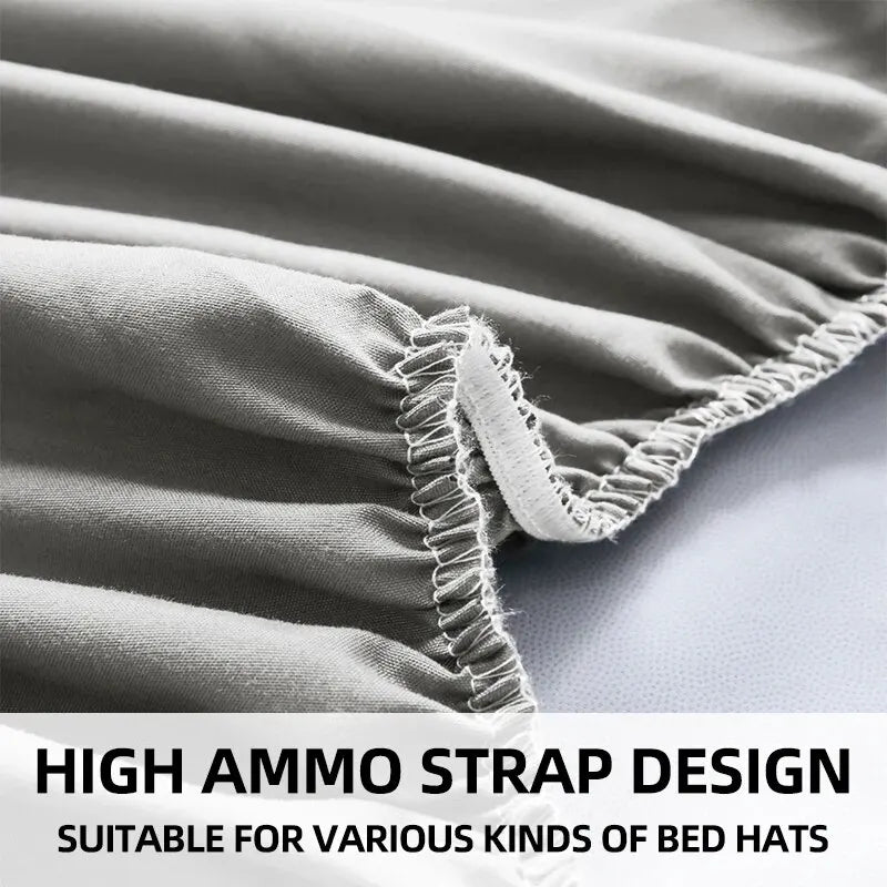 Sikker, vanntett madrassbeskytter, myk og komfortabel, pustende, ensfarget madrasstrekk, maskinvaskbar