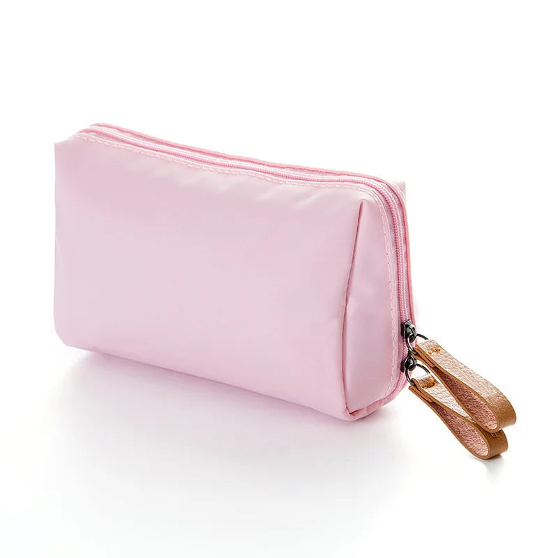Bolsa de maquillaje pequeña, Bolsa de maquillaje pequeña para cartera, Mini estuches organizadores para cartera, Bolsa de cosméticos portátil sencilla e impermeable para pintalabios