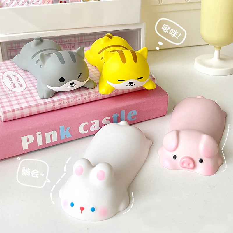 Nuevo y bonito soporte de muñeca para ratón, reposabrazos para ordenador portátil, escritorio ergonómico, juguetes Kawaii de aumento lento