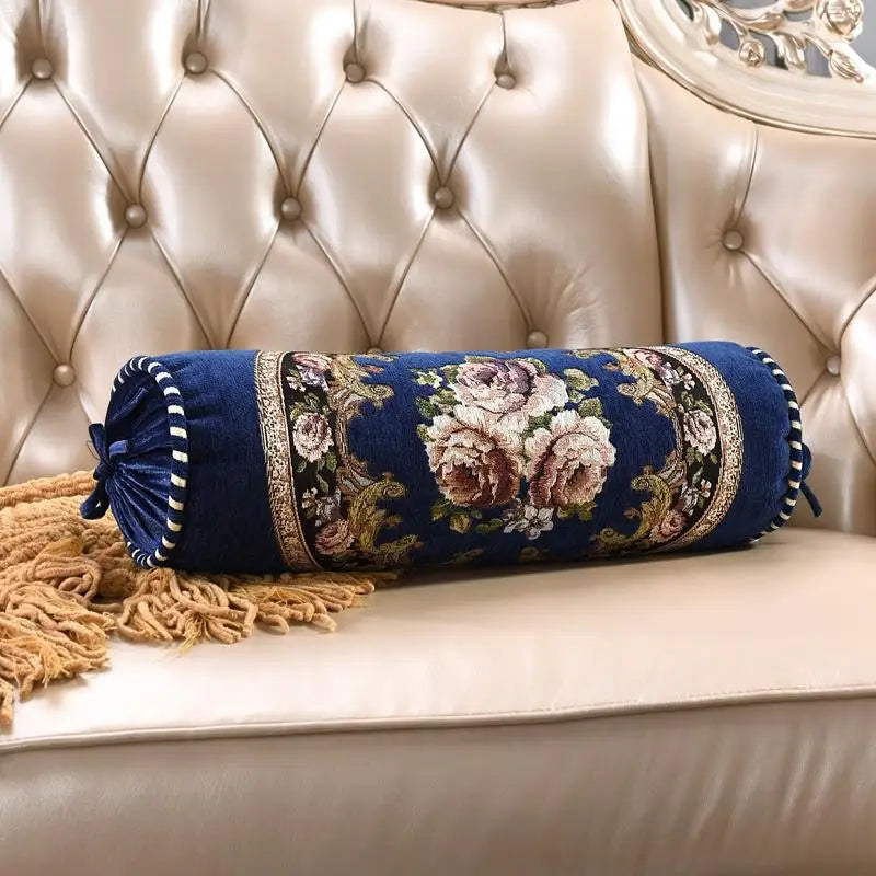 European Cylindrical Candy Pillowcases Adult Neck Support Pillow Covers Buckwheat Cushion Covers Orthopedic Cervical Pillowcase