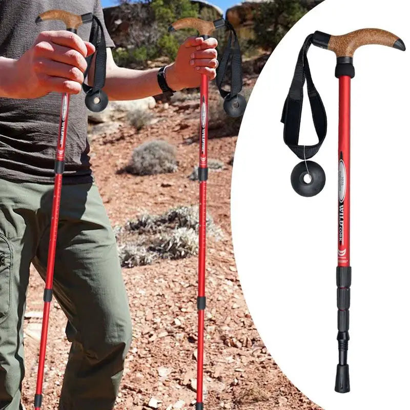 Bâtons de randonnée télescopiques pour randonnée, escalade, camping, raquettes, ski