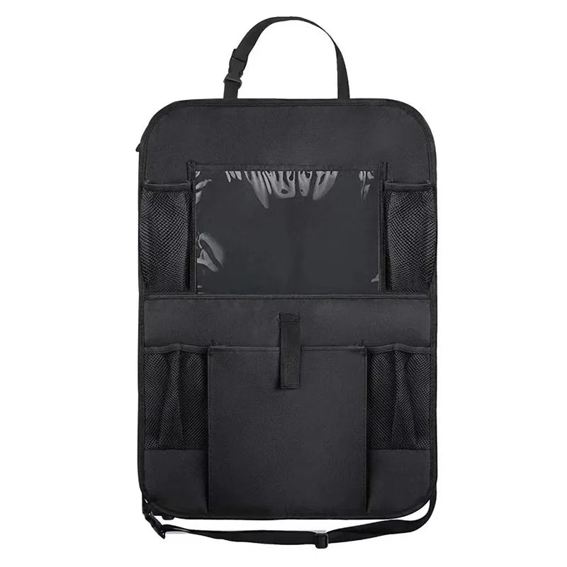 1 ud. Bolsa de almacenamiento para el respaldo del asiento del automóvil Protector de asiento de automóvil Cubierta organizadora universal para el asiento trasero del automóvil con bolsillos de almacenamiento