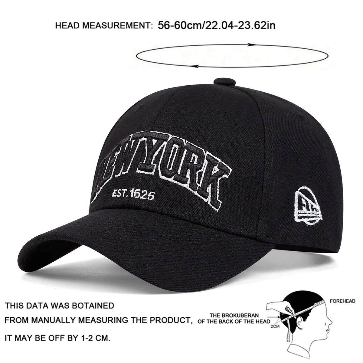 New York Broderi Cap