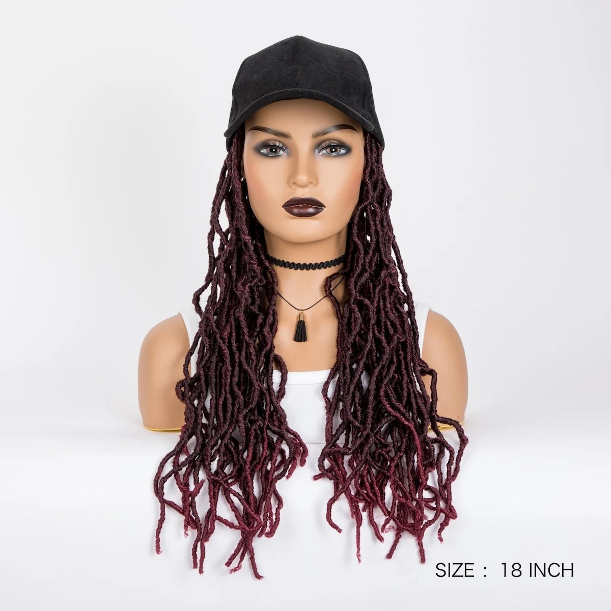 Peluca con diadema Ombre Twist