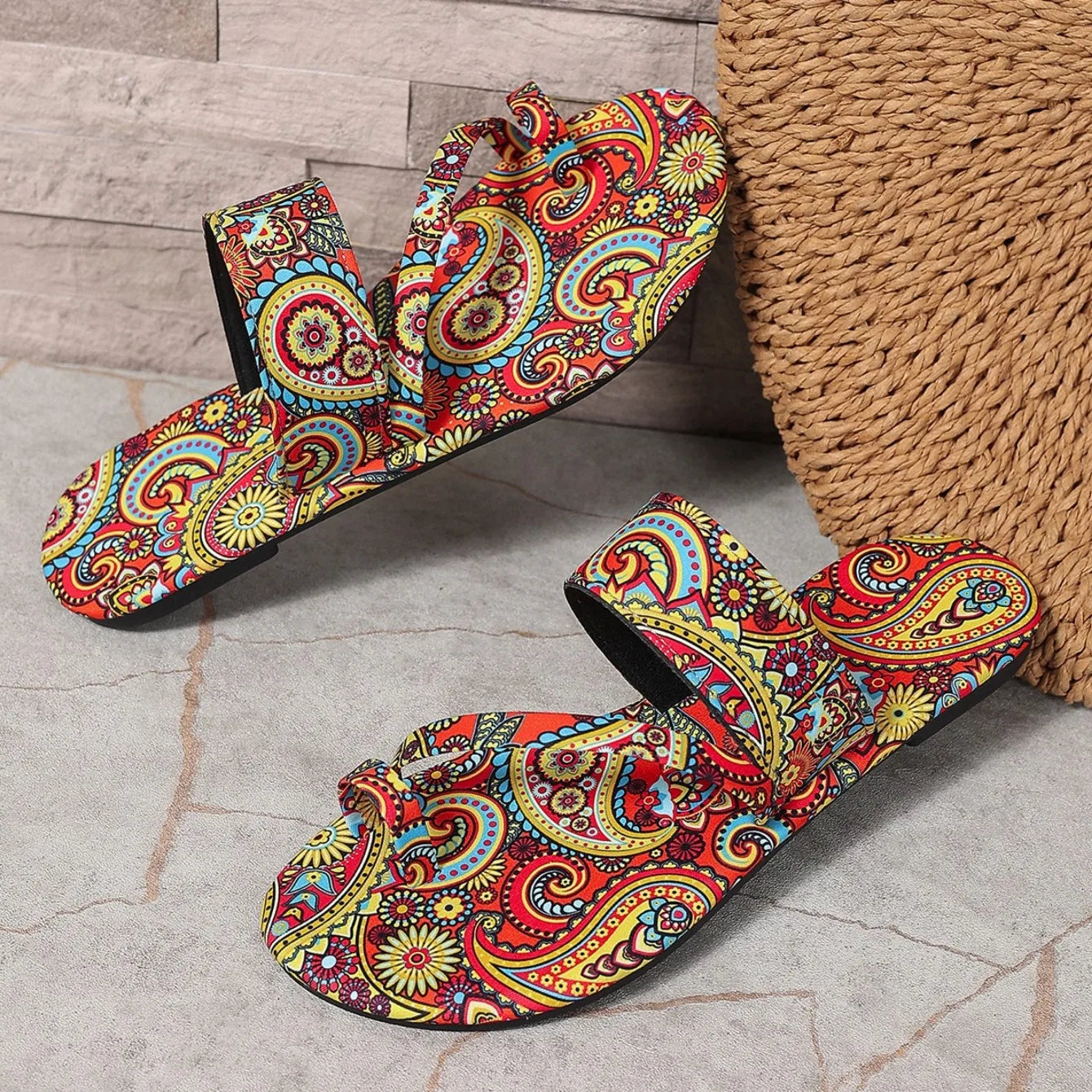 Pantuflas de mujer, moda, antideslizantes, para mujer, sandalias cómodas de verano con puntera abierta, talla grande, ligeras, de playa, tipo chancla, para mujer