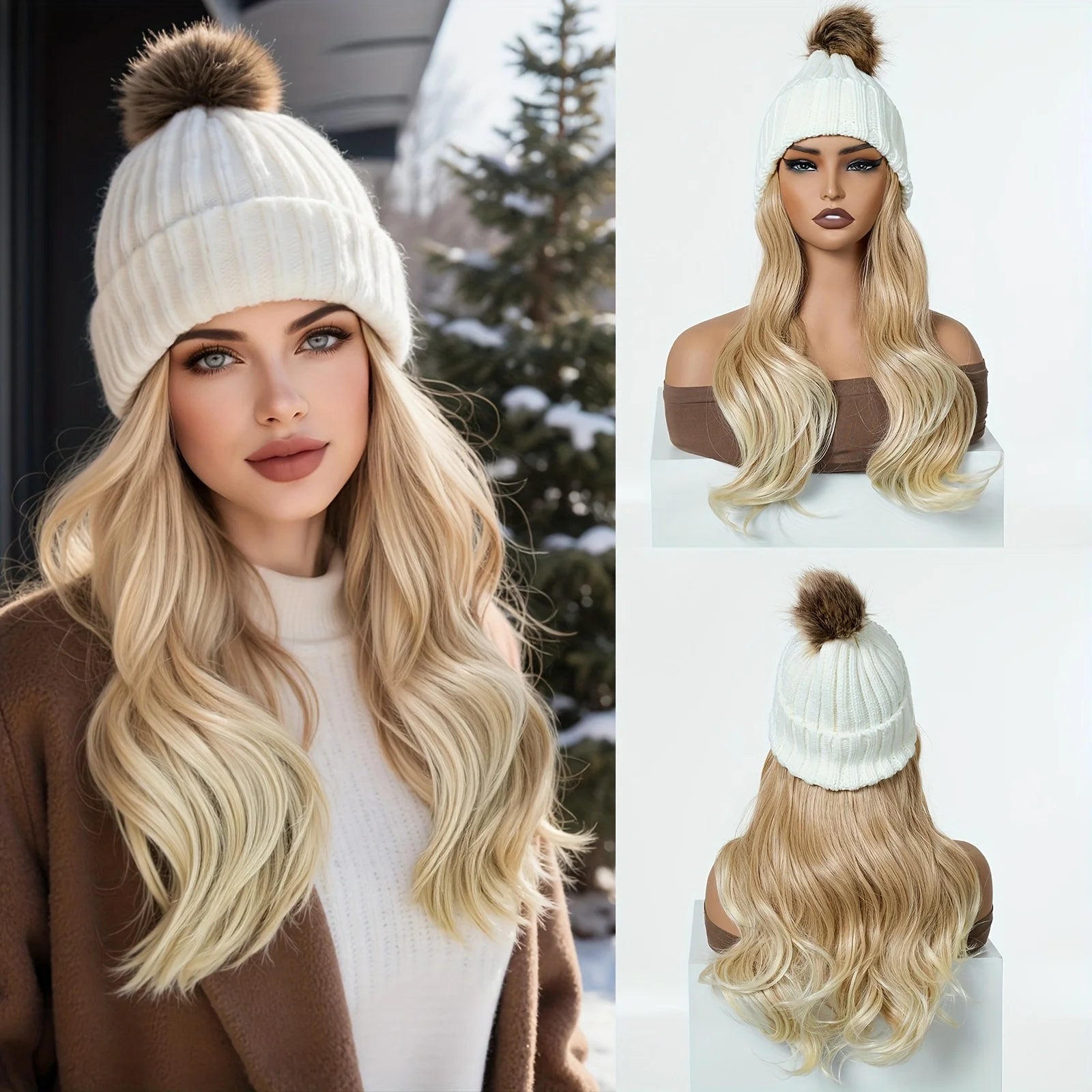 Wavy Beanie Wig