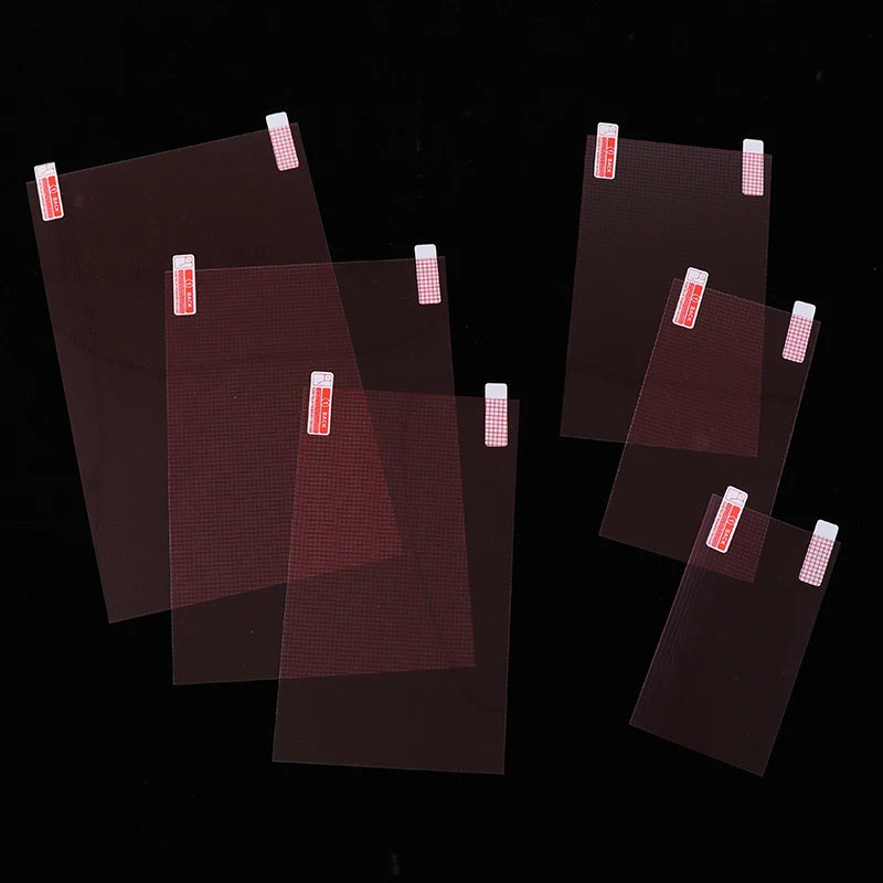 Lot de 2 films de protection d'écran universels pour smartphone, tablette, GPS, 5/6/7/8/9/10 pouces, anti-poussière et anti-rayures