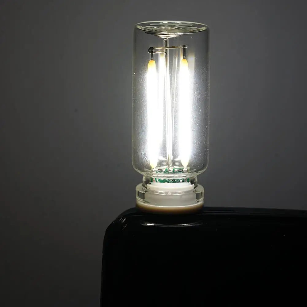 Decora herramientas USB táctil Control noche LED Luz Ambiente Lámpara incandescente Filamento LED Bombilla Decoración de dormitorio DIY
