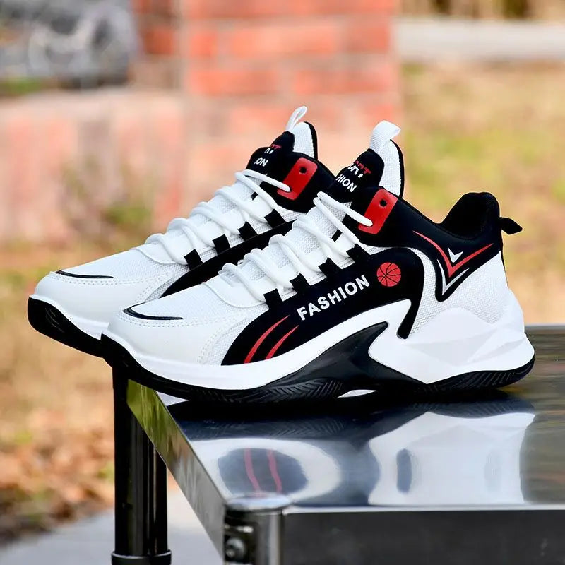 2025 Men Resistant Non-slip high-Top Gym Cushioning Shoes Mens Basketball Shoes Sneakers Breathable Sport Shoes Male Zapatillas