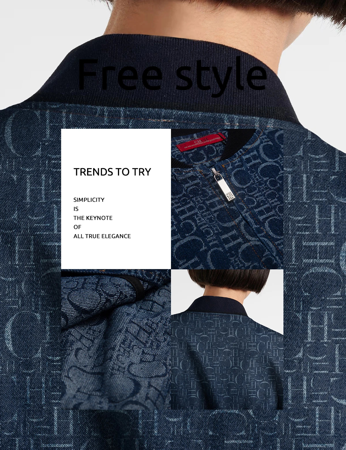 Women Pants Sets Denim Flared Trousers Fashion O Neck Coats Long Sleeve Zipper Casual Female Pants Suits Denim Streetwear Sets