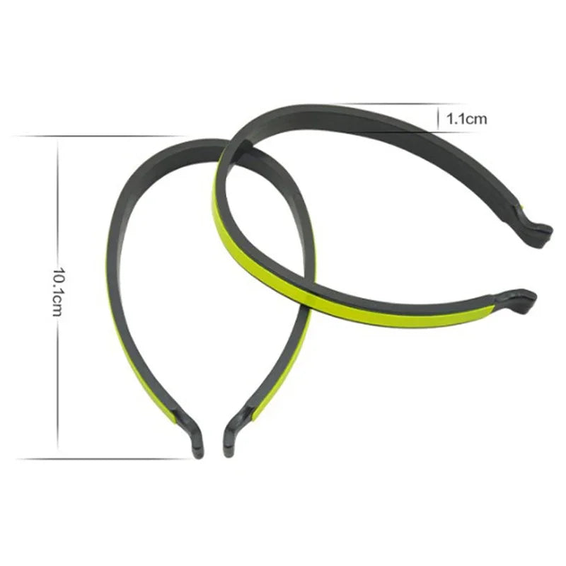 2 stk. sykkelreflekterende bukseklips sykkelutstyr buksekarabinkrok sikker kjøring reflekterende advarselsklistremerke utendørs setebelte