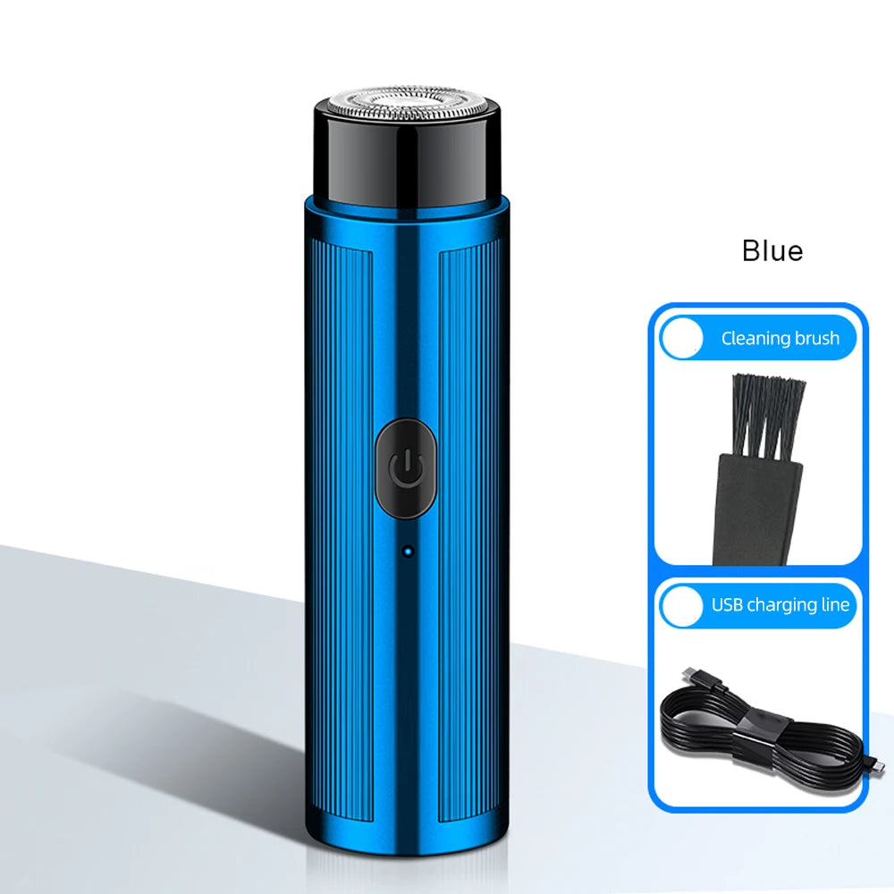 Mini afeitadora eléctrica recargable para hombres, depiladora, máquina de afeitar para mujeres, mini afeitadora para coches, herramientas de afeitado eléctrico