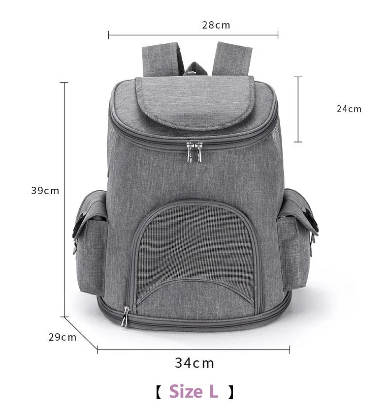 Bolsa transportadora transpirable para perros, mochila portátil para viajes al aire libre, transportadores reflectantes para gatos, accesorios para perros Bulldog Francés