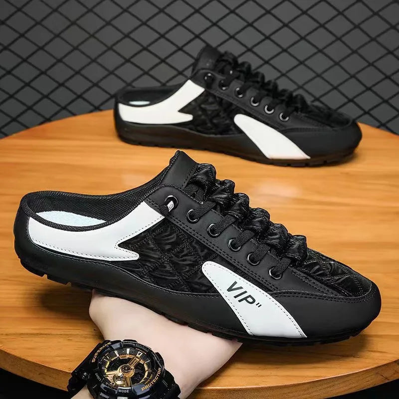 Zapatillas de verano para hombre, zapatos casuales de hombre de suela plana a la moda, zapatos de apoyo de suela suave, zapatillas de hombre Zapatos De Hombre