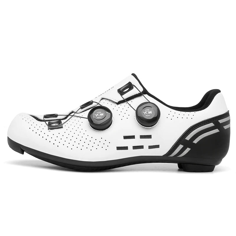 Zapatillas de Ciclismo de Velocidad, Zapatillas de Ciclismo de Carretera para Hombres y Mujeres, Zapatillas de Ciclismo de Ruta, Zapatillas de Ciclismo de Carreras Autoblocantes para Shimano