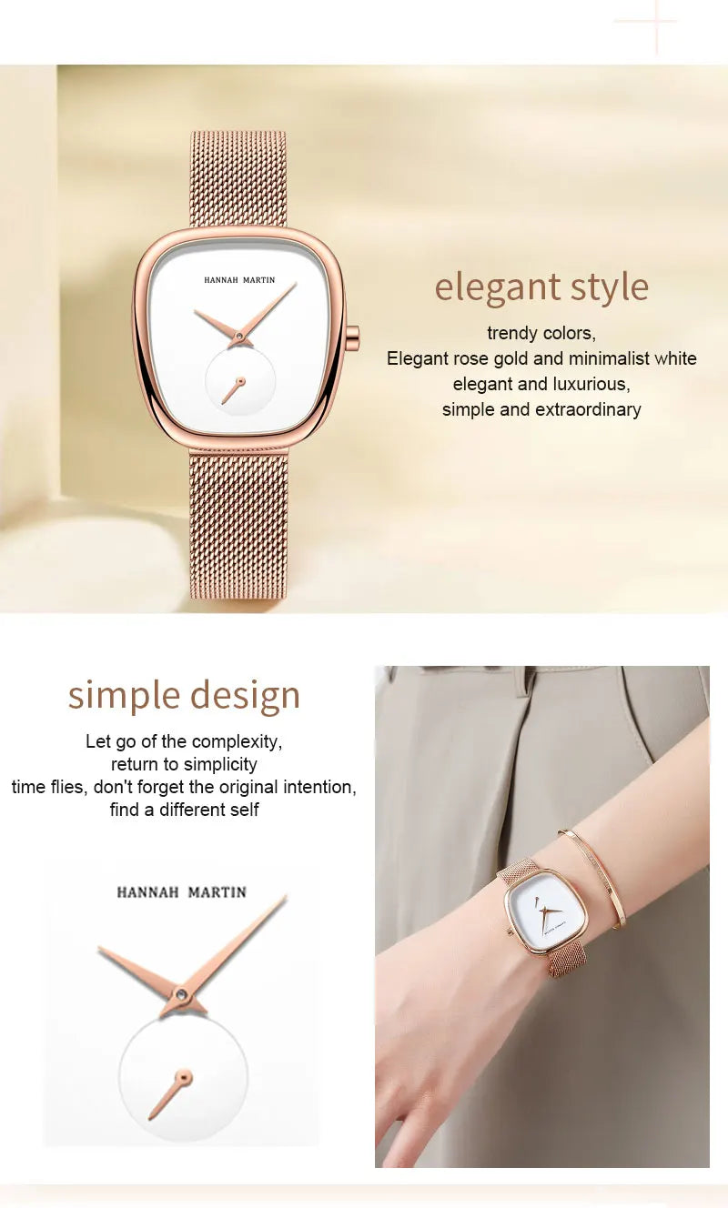 Reloj de pulsera para mujer de cuarzo, de marca superior, de moda de lujo, con movimiento japonés, diseño original, impermeable, con caja de regalo