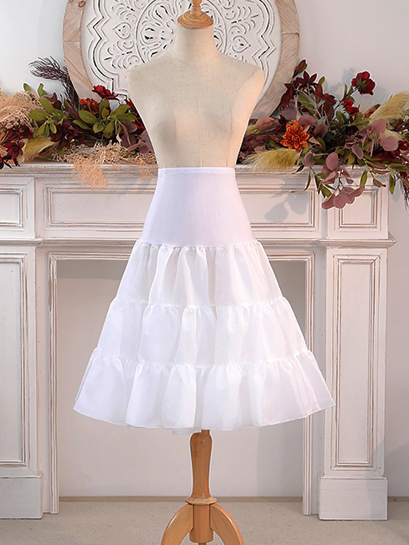 Skirts women black petticoat crinoline underskirt satin under skirt for dresses interior combination tutu skirt for girl no hoop