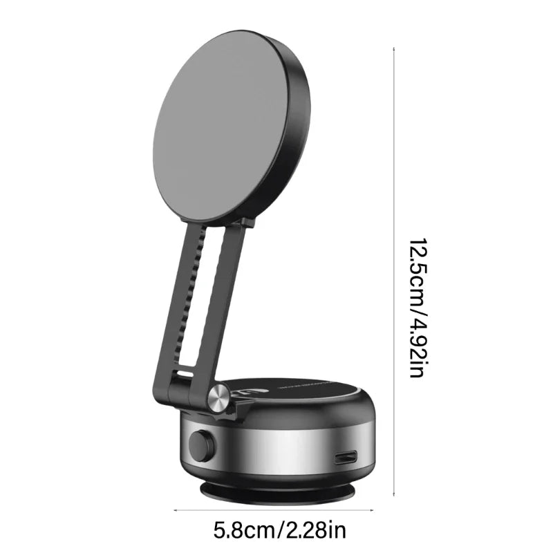 Soporte de montaje para coche con agarre eléctrico de vacío, antideslizante, soporte de salpicadero ajustable para teléfono de 4,7", navegación, uso en viajes