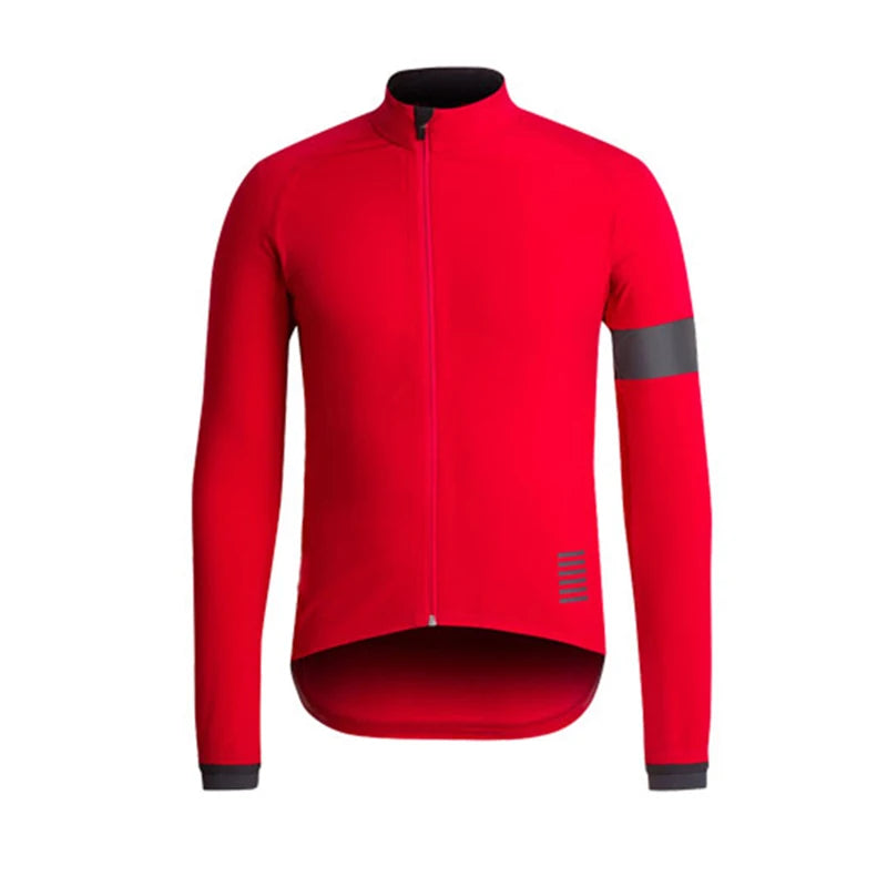 Men’s Cycling Jersey – Long-Sleeve Breathable Mountain & Road Bike Shirt