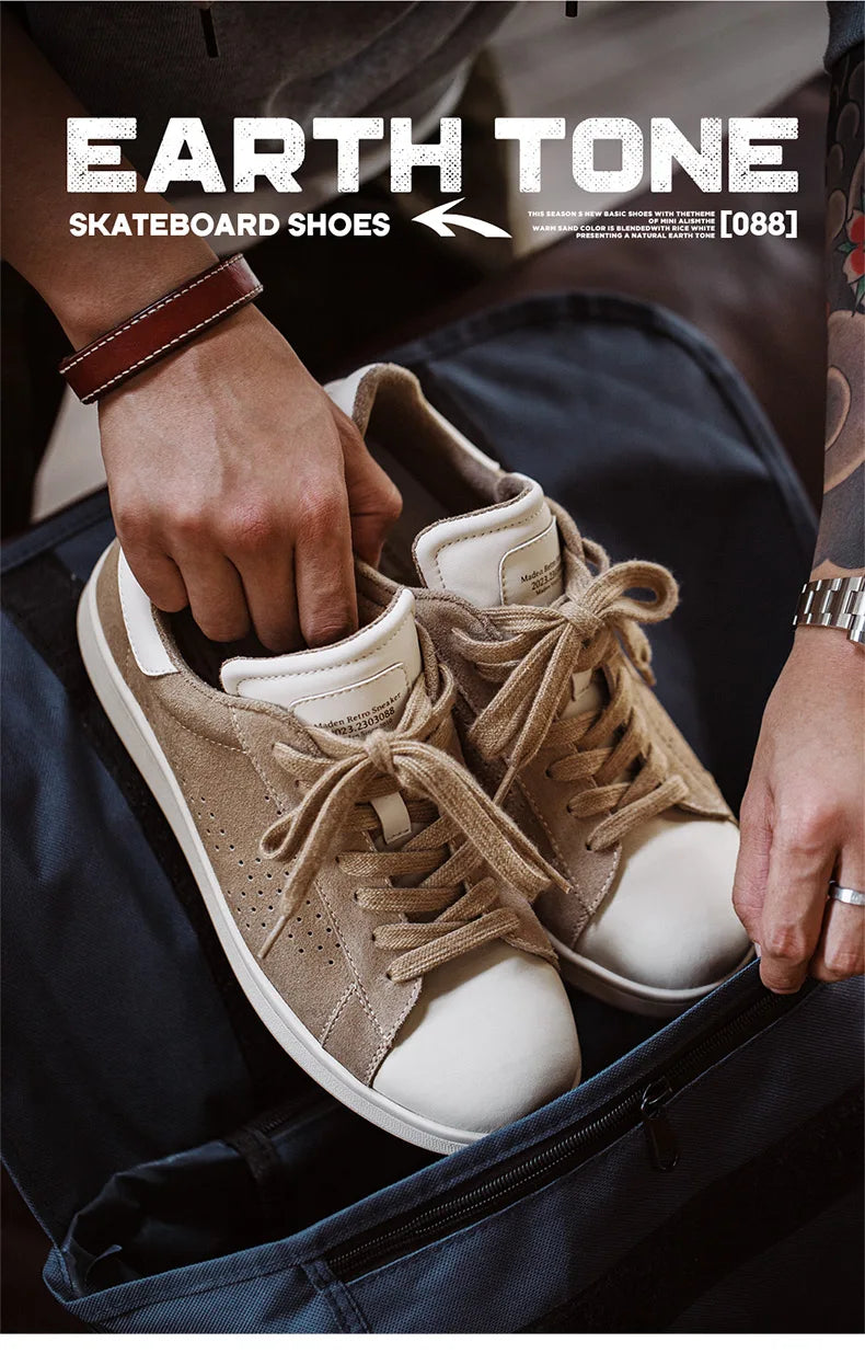 Maden Men's Shoes Autumn New Vintage Arrow Board Shoes Trend Sports Shoes Low Top Shoes Versatile Breathable Casual Shoes
