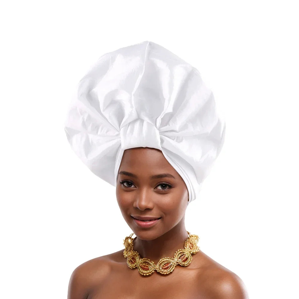 Gele Headtie Already Made African Head Wraps for Women Turban Femme Gelee Nigerian Aso Oke Bonnet Femme Diamonds Headtie 2025