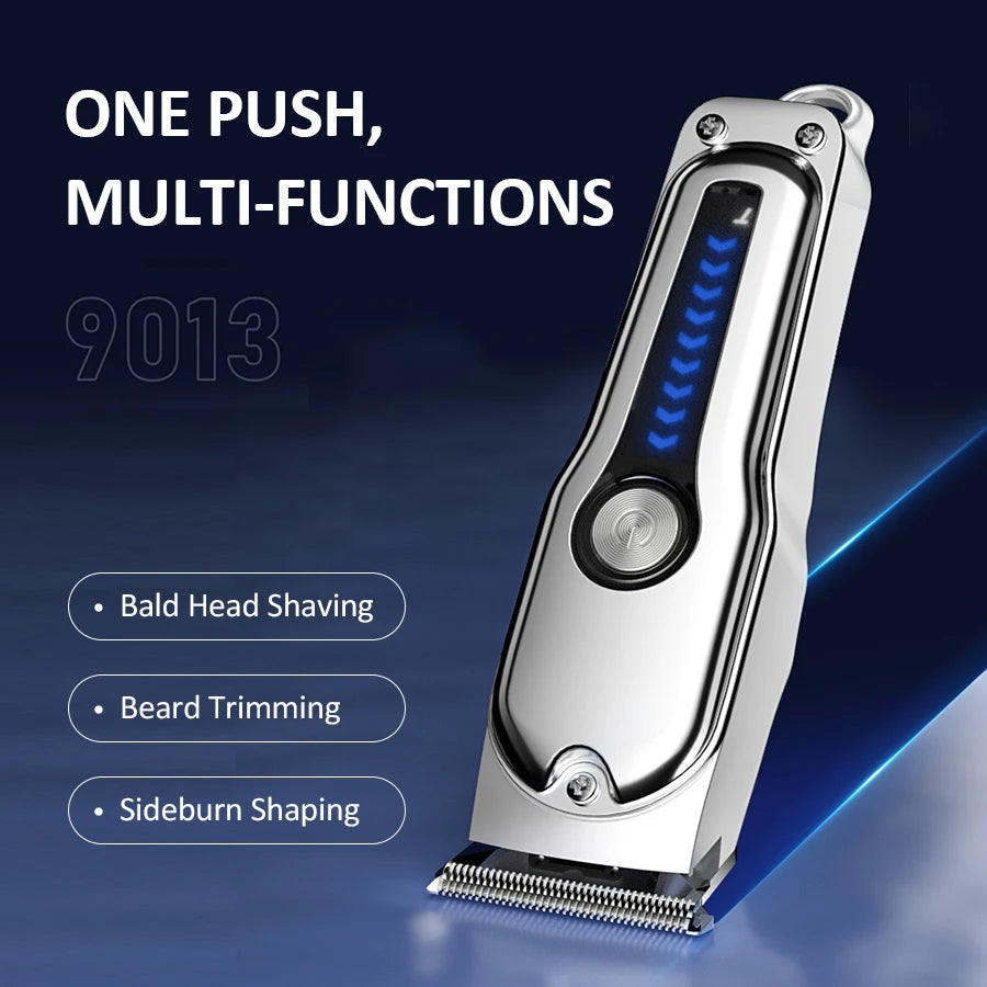 Máquina cortapelos USB recargable sin cable, máquina de corte de pelo con cuchilla en T, uso doméstico para estilizar, cortabarbas para barberos