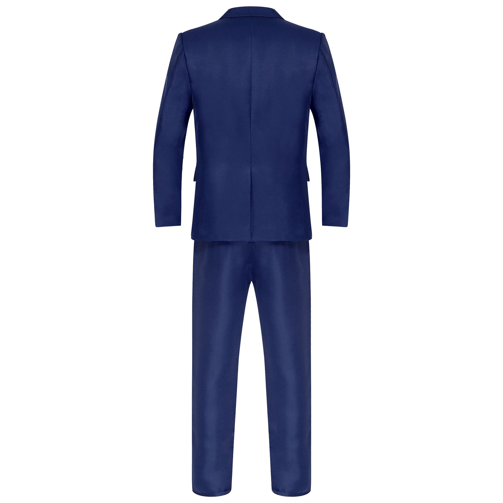 Traje de hombre de caballero de 2 piezas, uniforme formal, chaqueta de blazer de manga larga con solapa y pantalón, trajes para reuniones de oficina, negocios y fiestas de boda