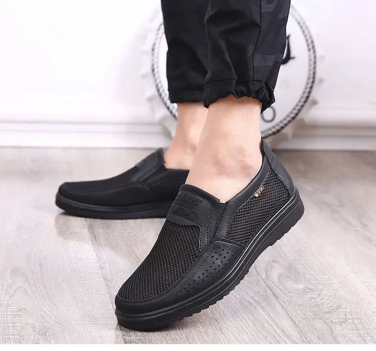 Zapatillas casuales de verano 2025 para hombre, de malla transpirable con suela gruesa, asequibles y con envío gratis