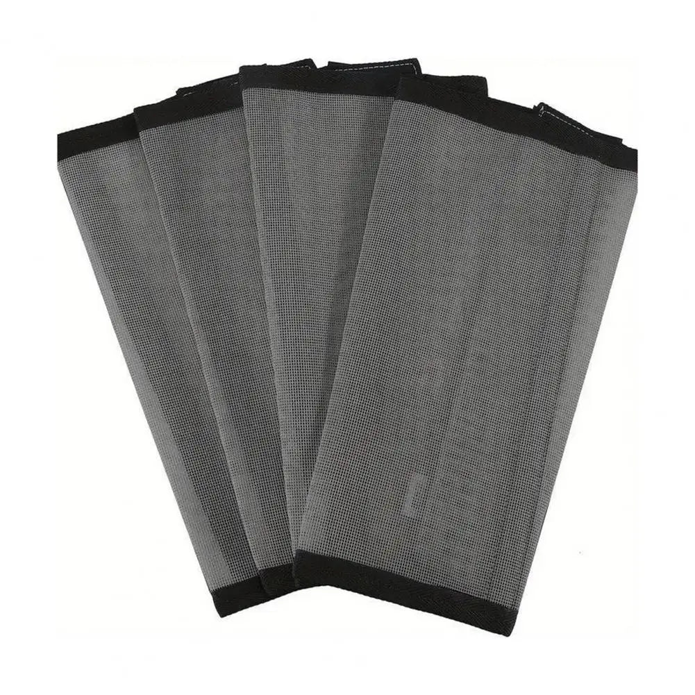Lot de 4 guêtres anti-mouches pour chevaux, leggings respirants en maille, fournitures pour chevaux pour réduire les dommages causés par les sabots et la fatigue des jambes.