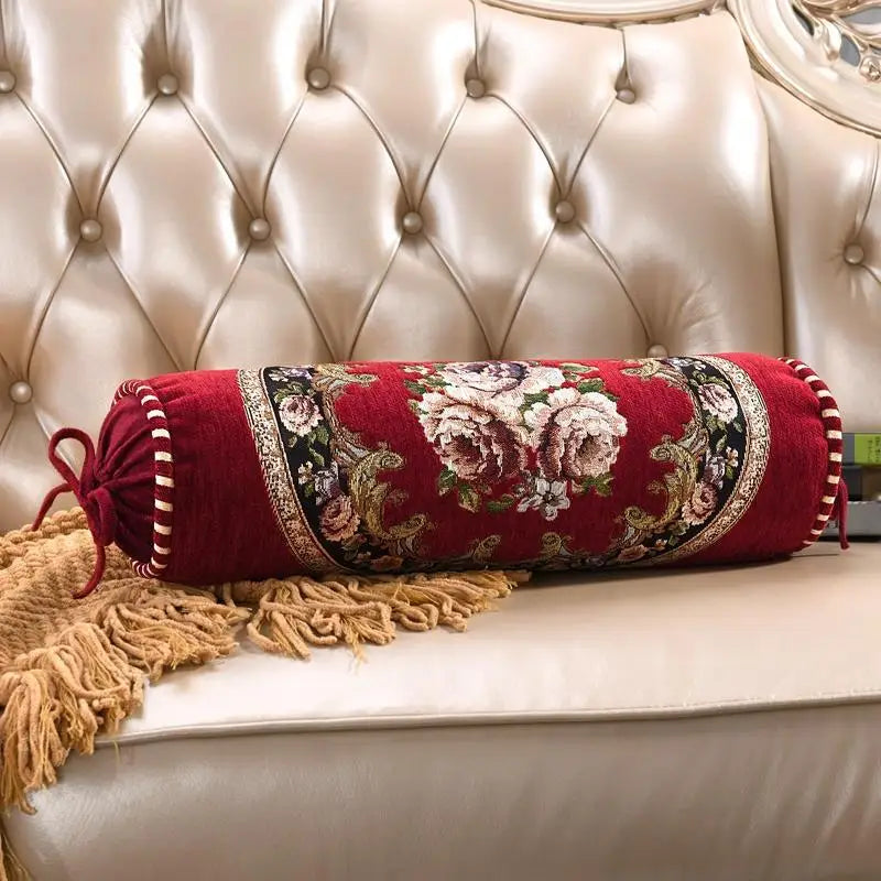 European Cylindrical Candy Pillowcases Adult Neck Support Pillow Covers Buckwheat Cushion Covers Orthopedic Cervical Pillowcase