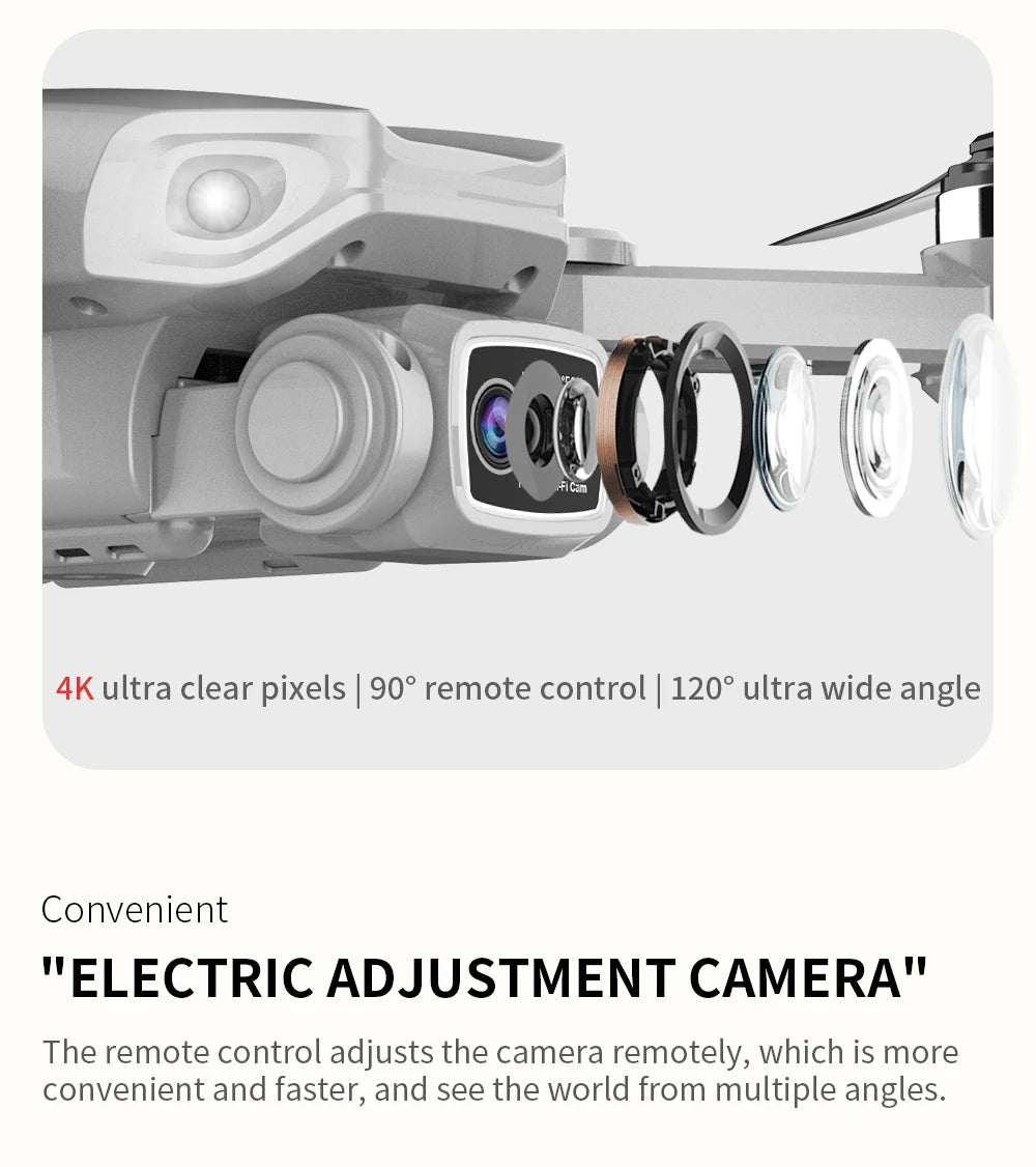 Dron L900 Pro 4K Profesional 5G GPS HD Doble Cámara Fotografía Plegable Sin Escobillas Quadcopter Distancia RC 1.2KM Drones Juguetes