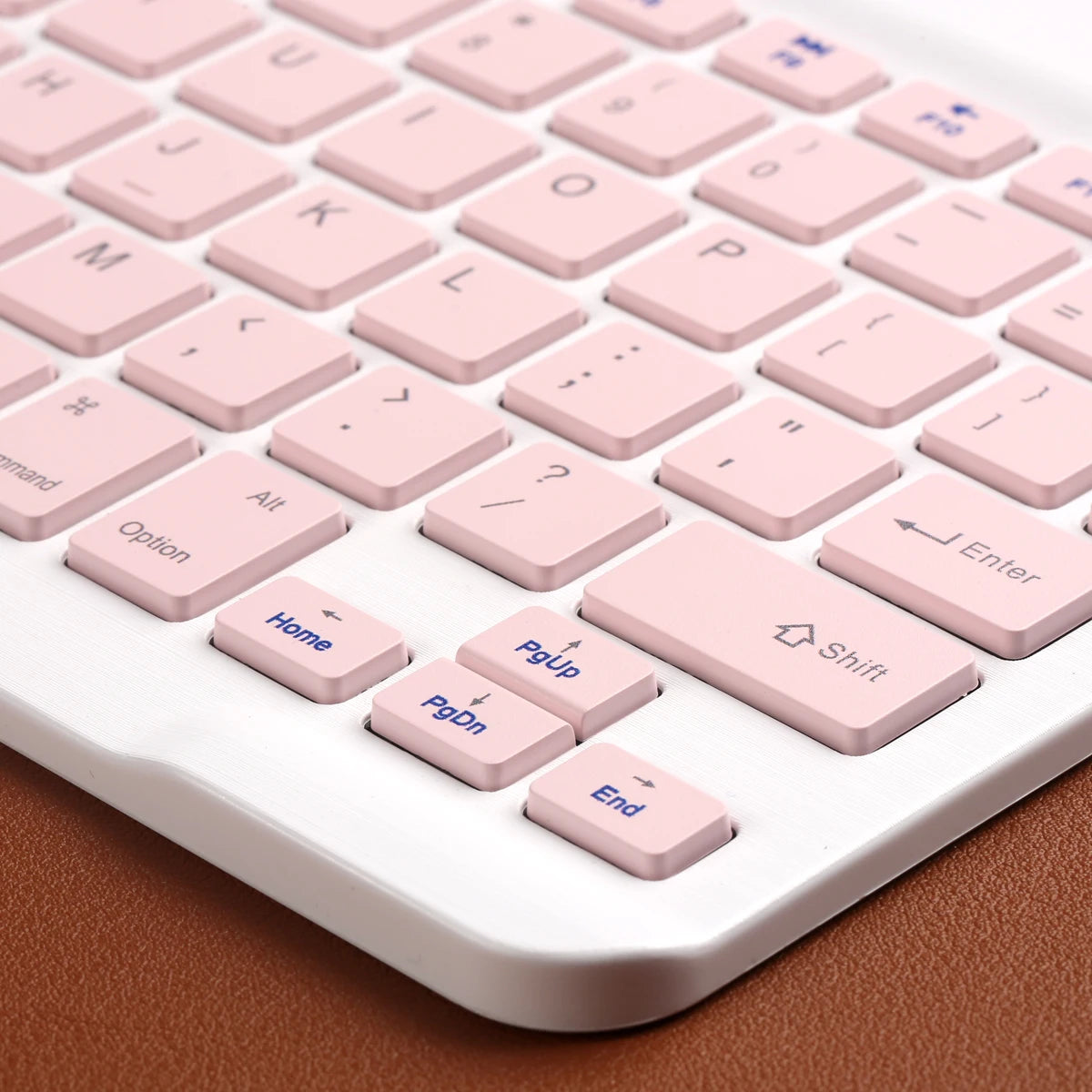 Trådløst tastatur Bluetooth-kompatibelt tastatur for Android IOS Windows Mini 78-tasters spilltastatur for PC iPad nettbretttastatur