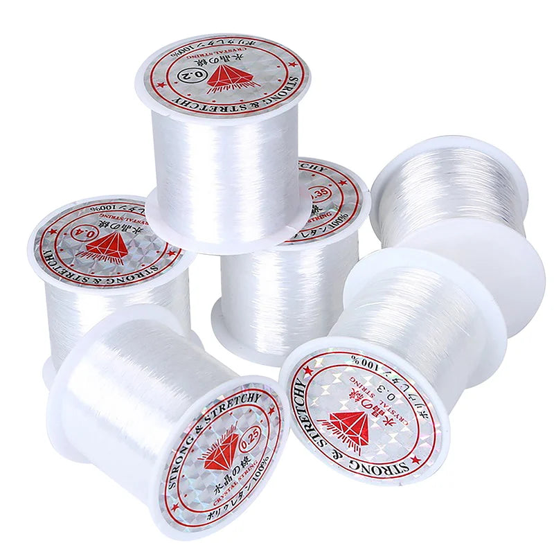 1 Pc Monofilament Powerful High Strength PE Nylon Fishing Line Elastic Spool Invisible Line Polyester Fiber Lure Line