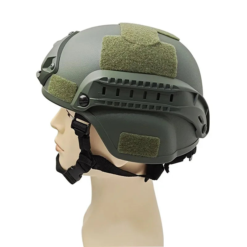 Casco protector FAST Helmet MICH2000 Airsoft MH Casco táctico Equipo de protección táctico para exteriores Paintball CS SWAT para montar