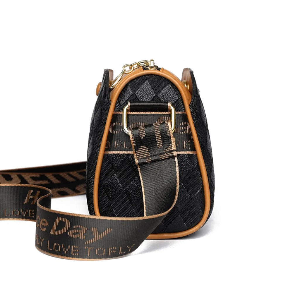 Bolsos de lujo para mujer, bolsos de diseñador, bolsos cruzados para mujer, bandoleras de cuero suave Pu para madre, bolsos de mano de 3 capas