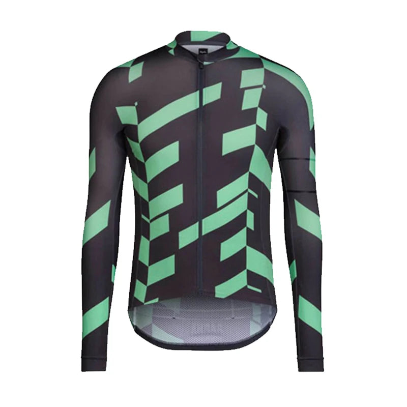Men’s Cycling Jersey – Long-Sleeve Breathable Mountain & Road Bike Shirt