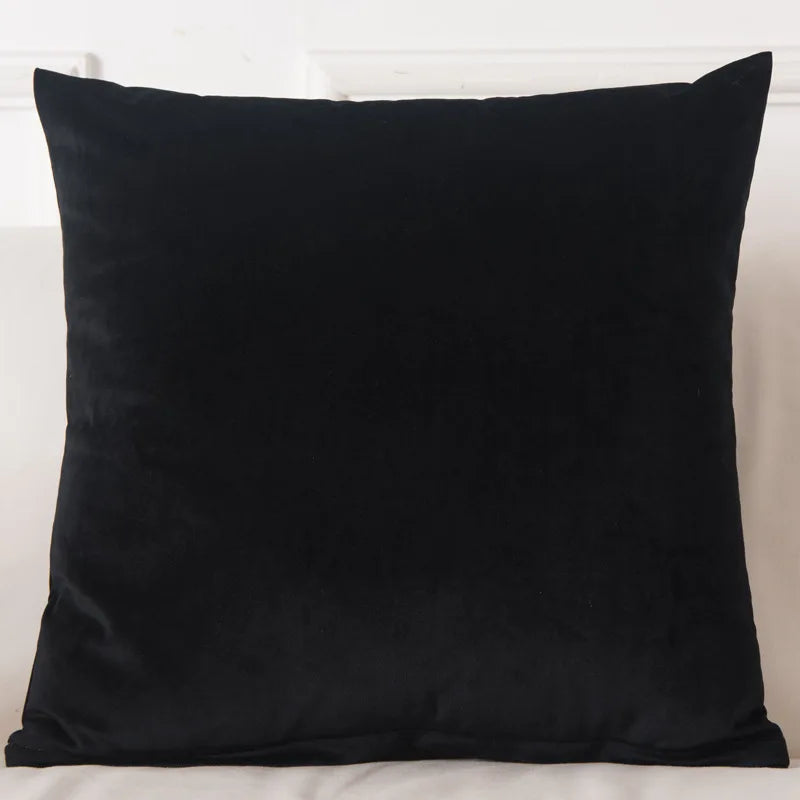 Funda de Almohada Decorativa de Terciopelo para Sofá, Dormitorio, 40x40/45x45/50x50/30x50/55x55/60x60cm, Funda de Cojín Cuadrada