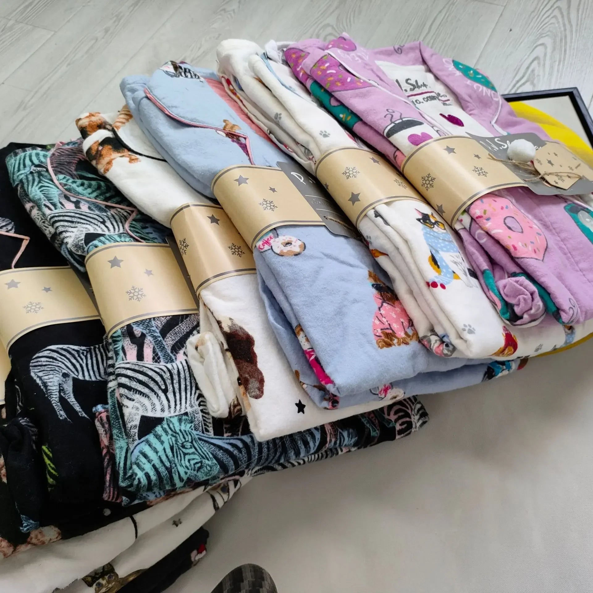 2 Piece Set Pajamas for Women Pj Sets Women 2 Piece Set Outfits 100% Cotton Pajamas for Women Loungwear Set Loose Sleep Homewear