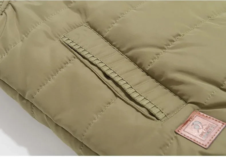 Chaleco de hombre, ligero, acolchado, grueso, sin mangas, chalecos polares, chaqueta de invierno para hombre, abrigo cálido, talla grande 6XL, para exteriores