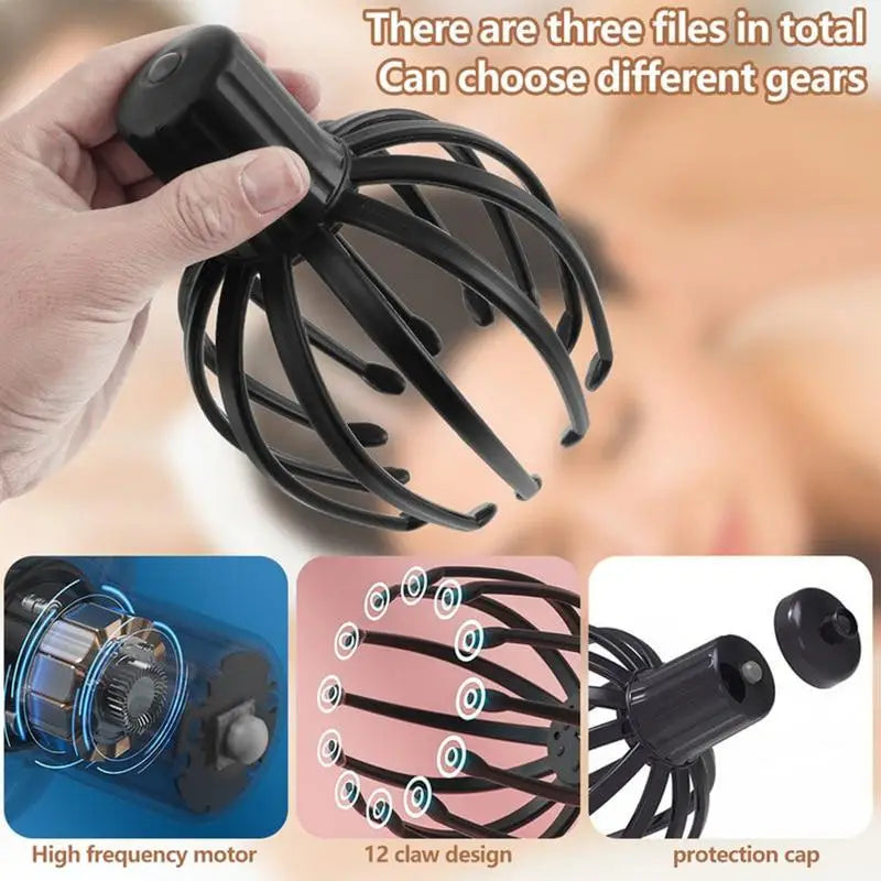 Electric Octopus Scalp Massager – Relax, Release, Recharge